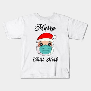 Merry Christ Mask Kids T-Shirt